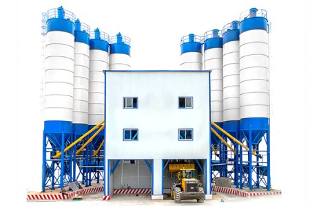 Concrete mixing plant