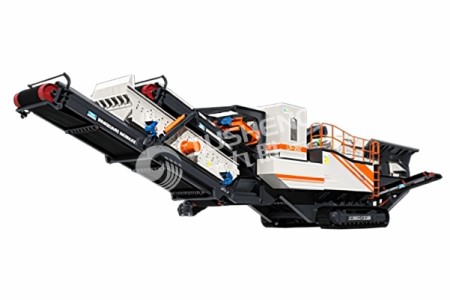 Crawler counterattack breaking mobile crushing station